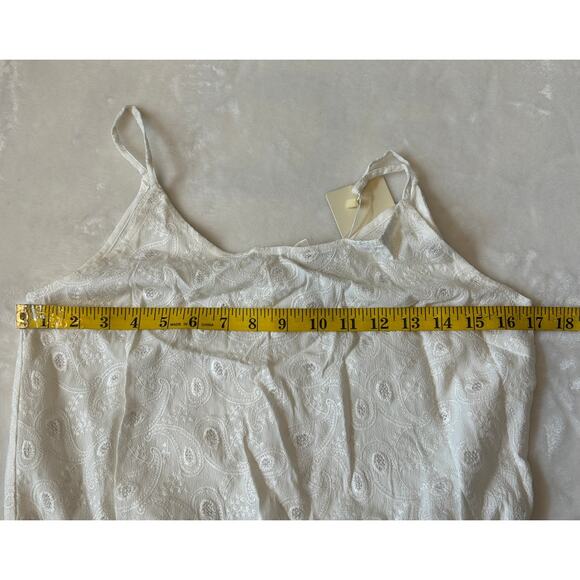 Anthropologie See U Soon Shorts Romper Women's S Textured Off White Dressy  NWT - Picture 4 of 11
